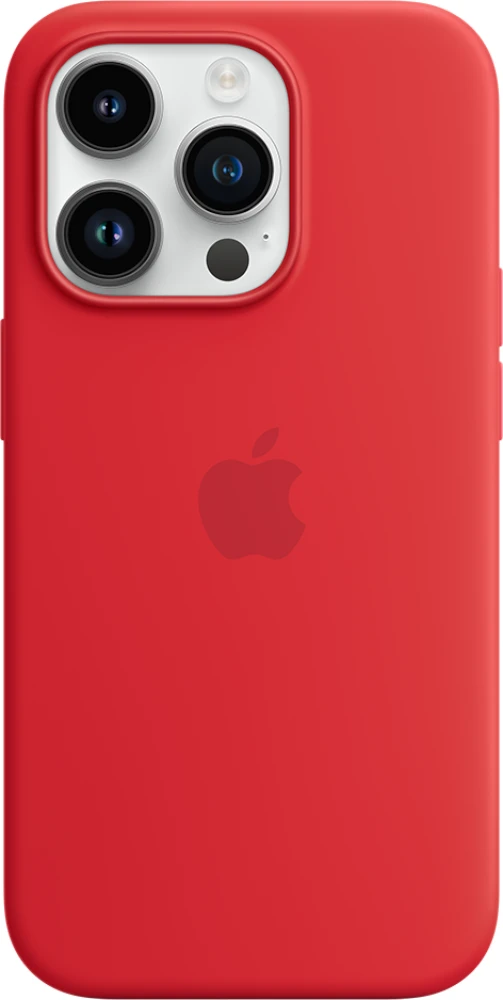 Apple Silikon Case mit MagSafe iPhone 14 Pro (PRODUCT)RED