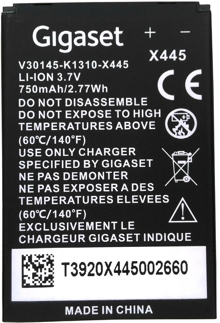 Gigaset Ersatzakku Gigaset SL78H / SL400H / SL450HX